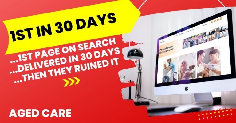 Digital marketing case study for a aged care business