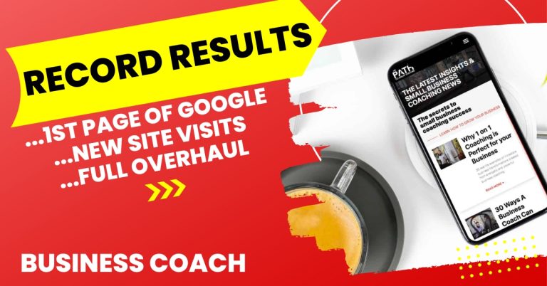 Digital marketing case study for a business coach