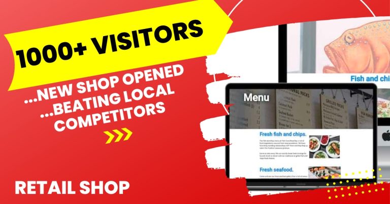 Digital marketing case study for a retail shop
