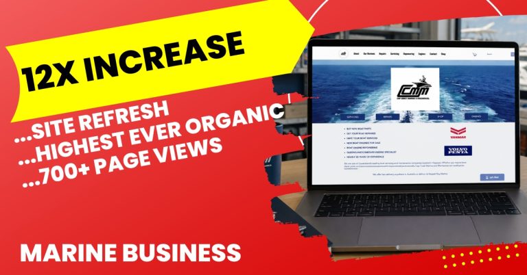 Automotive photo A marine business SEO case study