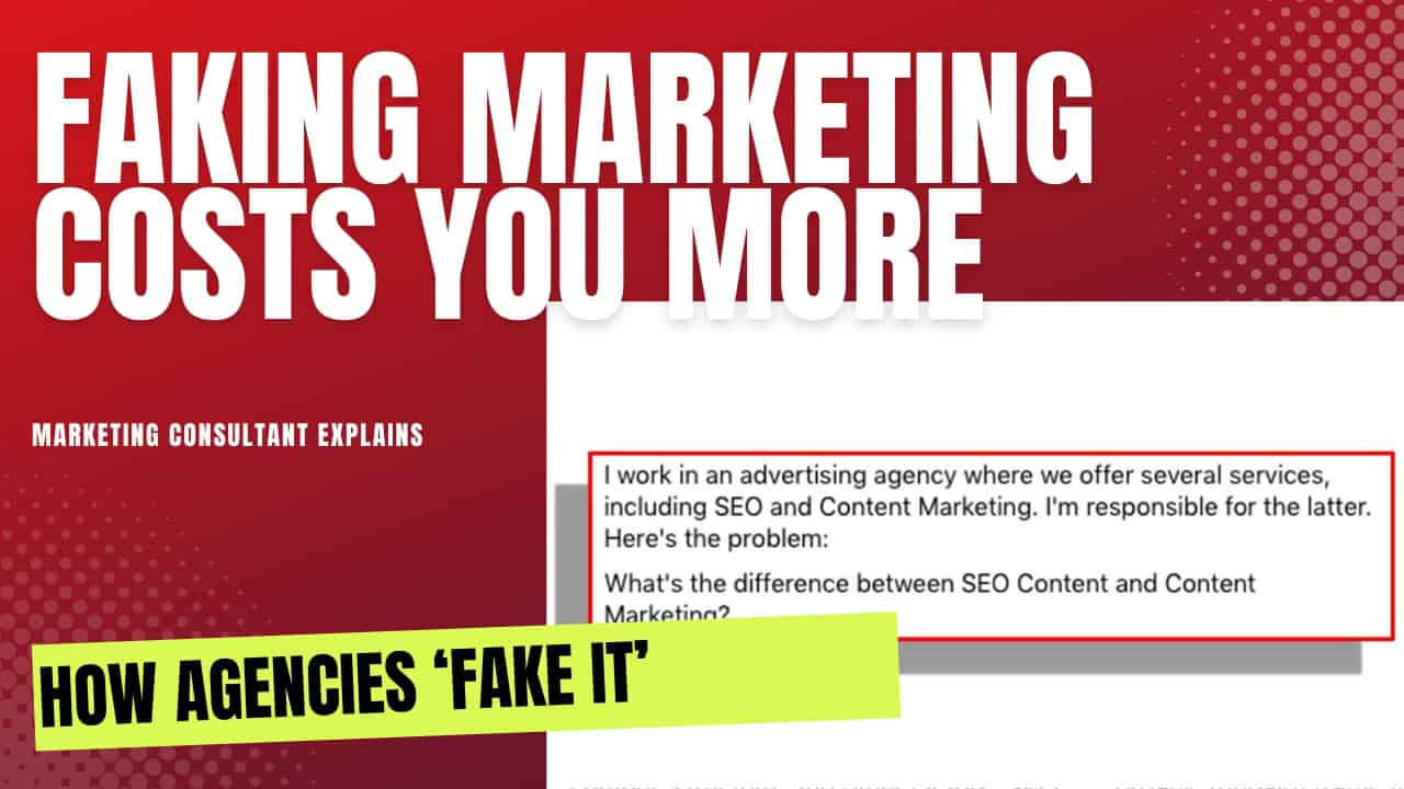 Why faking marketing expertise now costs more than ever