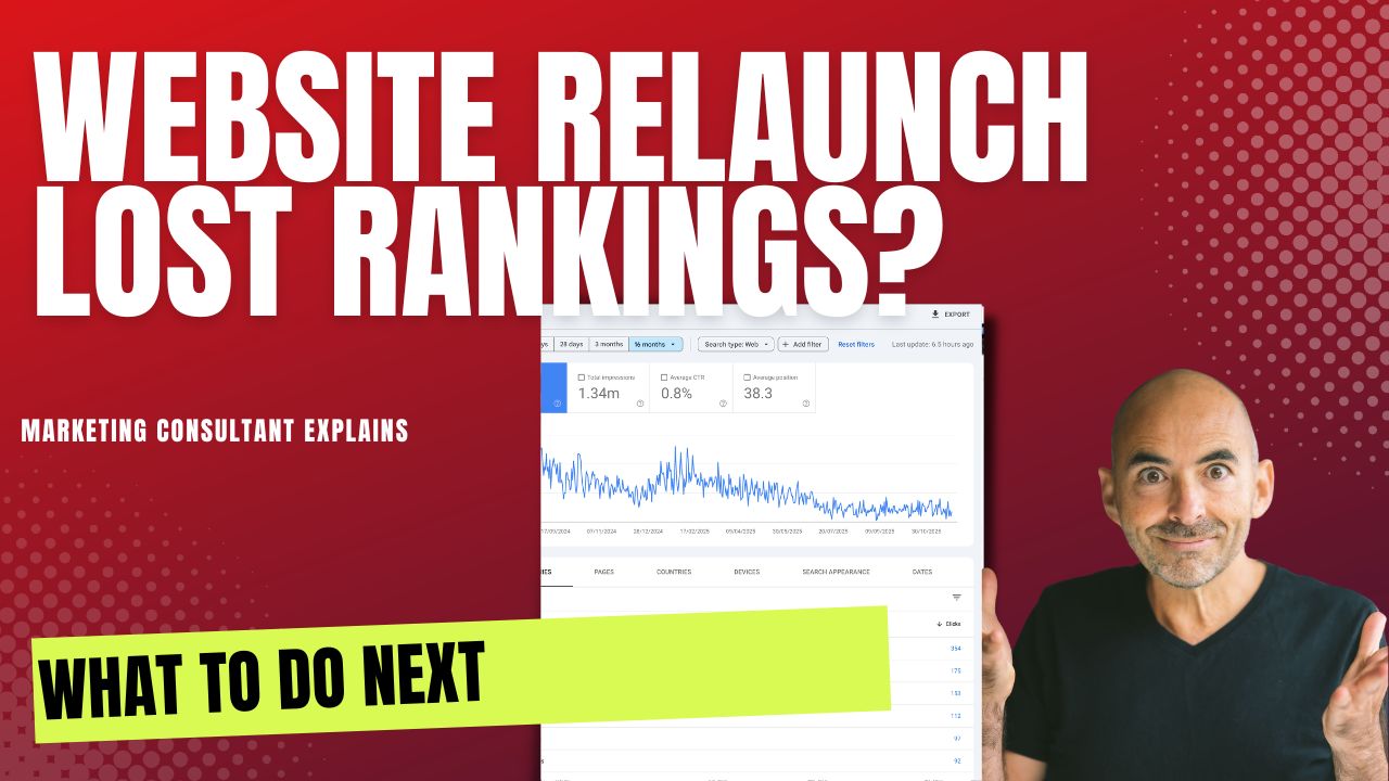 What to do when a website relaunch loses rankings