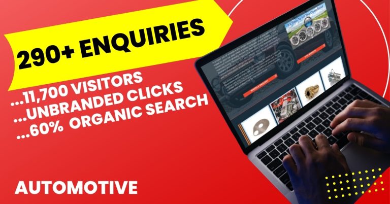 Case Study Classic car mechanic website case study with 290 enquiries